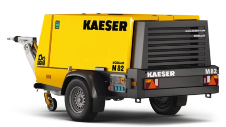KAESER MOBILAIR M82 - Baukompressor mit Stromerzeuger 13 kVA mobil