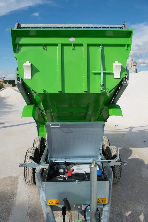 Muldy® 3500 Cargo | PKW - Kipp-Anhänger für Schüttgut und Geräte (Elektro-Hydraulisch)